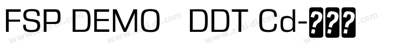 FSP DEMO   DDT Cd字体转换